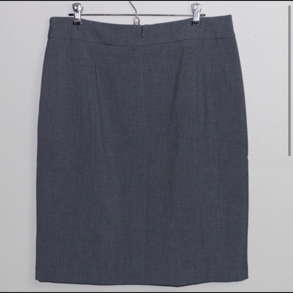 Calvin Klein Suit Skirt, Charcoal Grey - Sz. L - Picture 2 of 5
